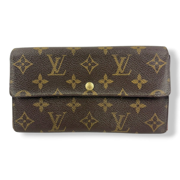 Louis Vuitton Sarah Brown Monogram Femme Wallet - Lux Central