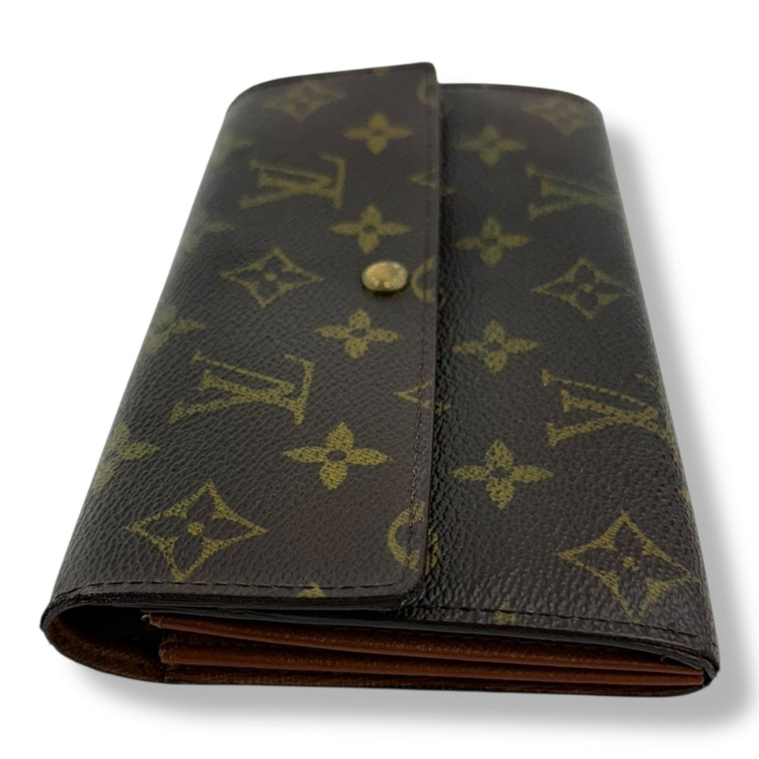 Louis Vuitton Sarah Brown Monogram Femme Wallet - Lux Central