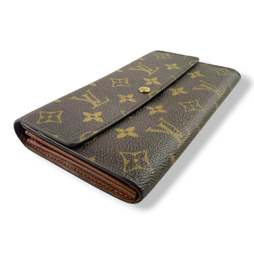Louis Vuitton Sarah Brown Monogram Femme Wallet - Lux Central