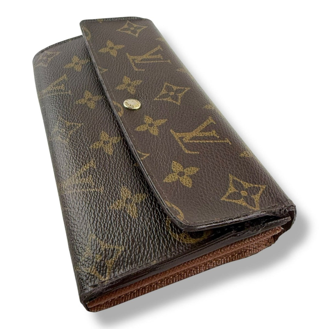 Louis Vuitton Sarah Brown Monogram Femme Wallet - Lux Central