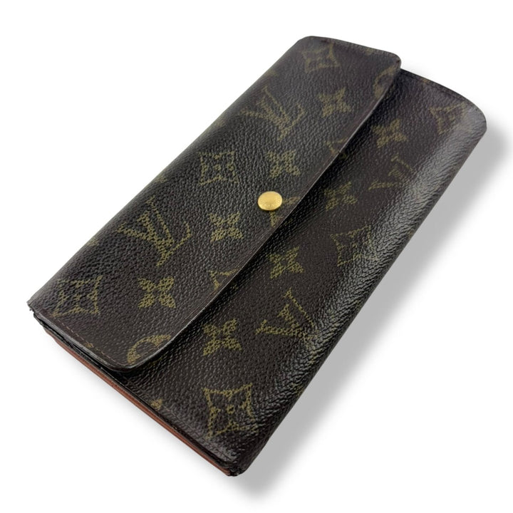 Louis Vuitton Sarah Brown Monogram Femme Wallet - Lux Central