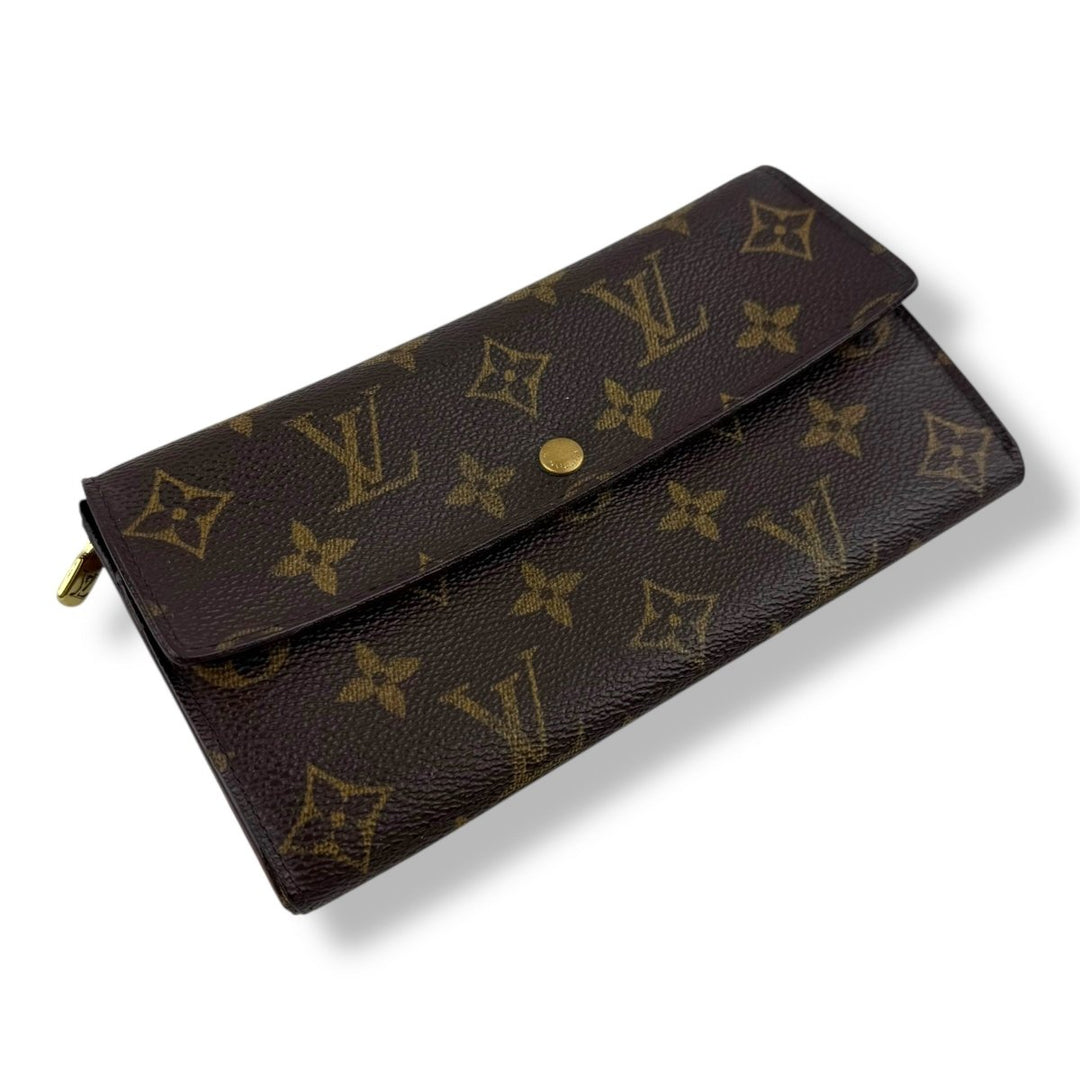 Louis Vuitton Sarah Brown Monogram Femme Wallet - Lux Central