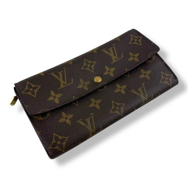 Louis Vuitton Sarah Brown Monogram Femme Wallet - Lux Central