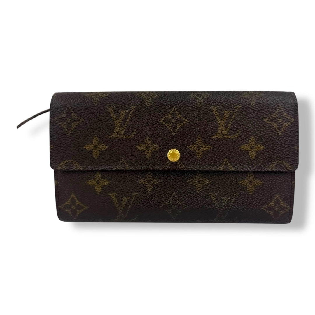 Louis Vuitton Sarah Brown Monogram Femme Wallet - Lux Central