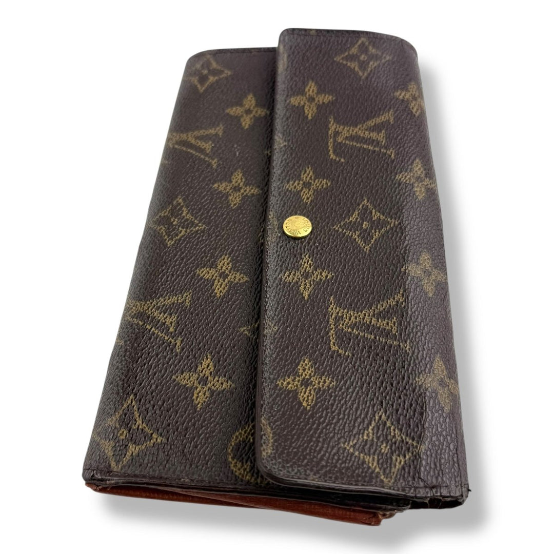 Louis Vuitton Sarah Brown Monogram Femme Wallet - Lux Central