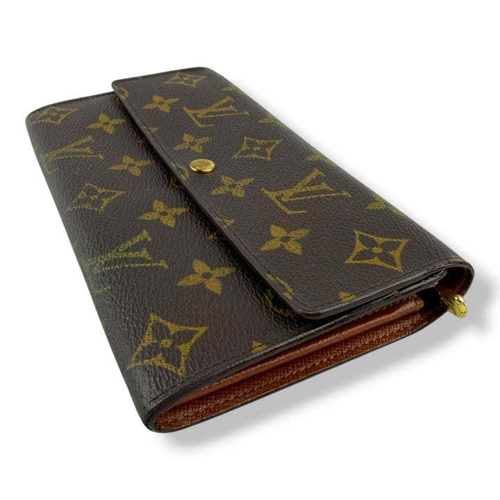 Louis Vuitton Sarah Brown Monogram Femme Wallet - Lux Central