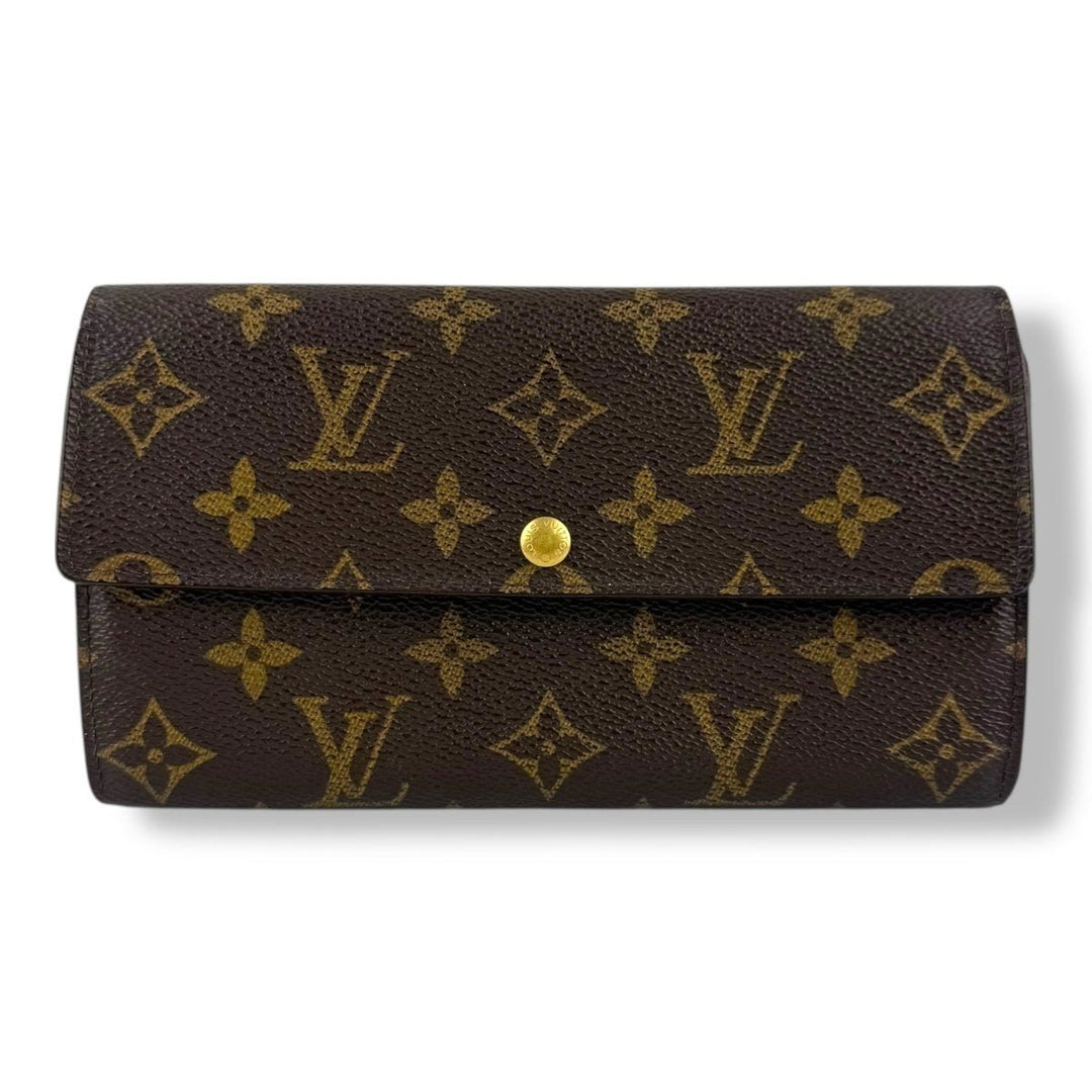 Louis Vuitton Sarah Brown Monogram Femme Wallet - Lux Central
