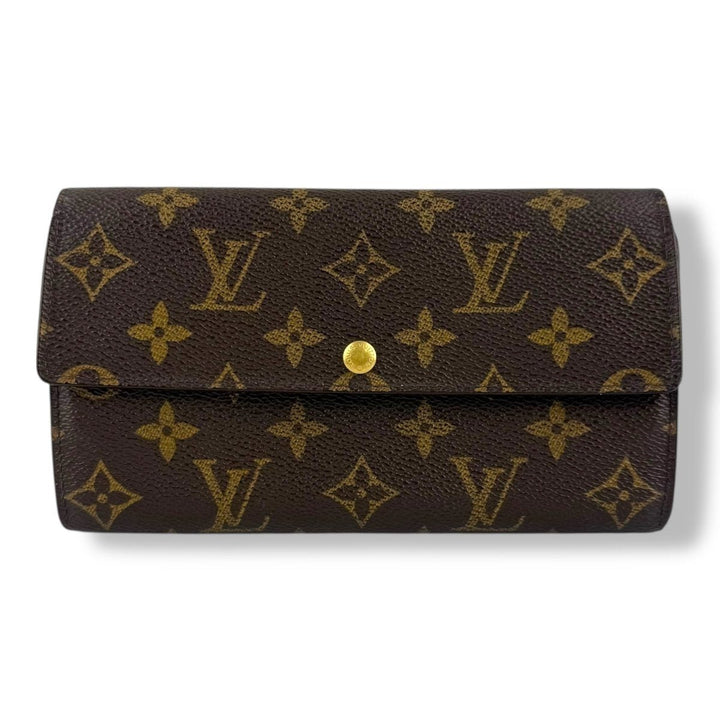 Louis Vuitton Sarah Brown Monogram Femme Wallet - Lux Central