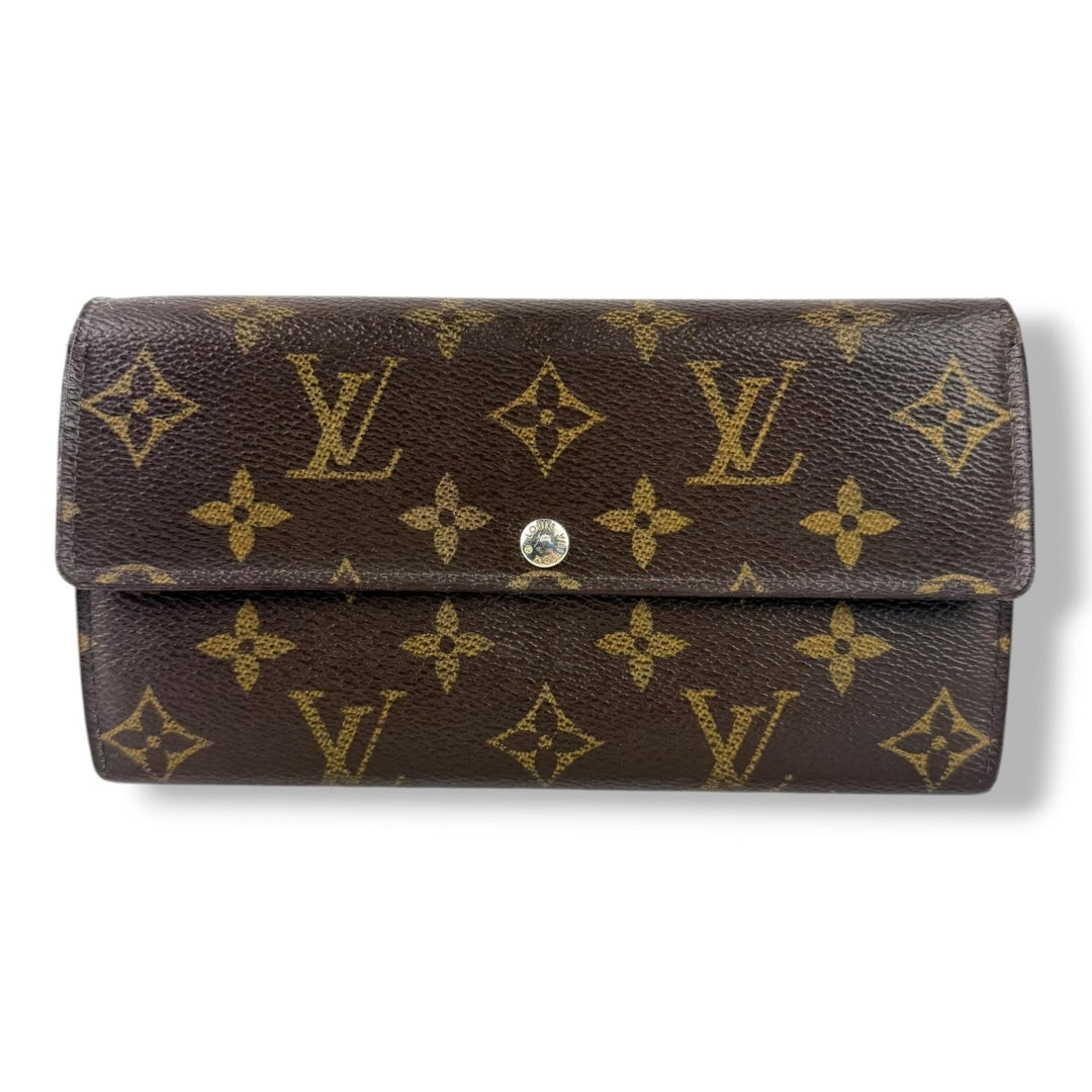 Louis Vuitton Sarah Brown Monogram Femme Wallet - Lux Central