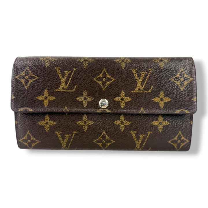 Louis Vuitton Sarah Brown Monogram Femme Wallet - Lux Central