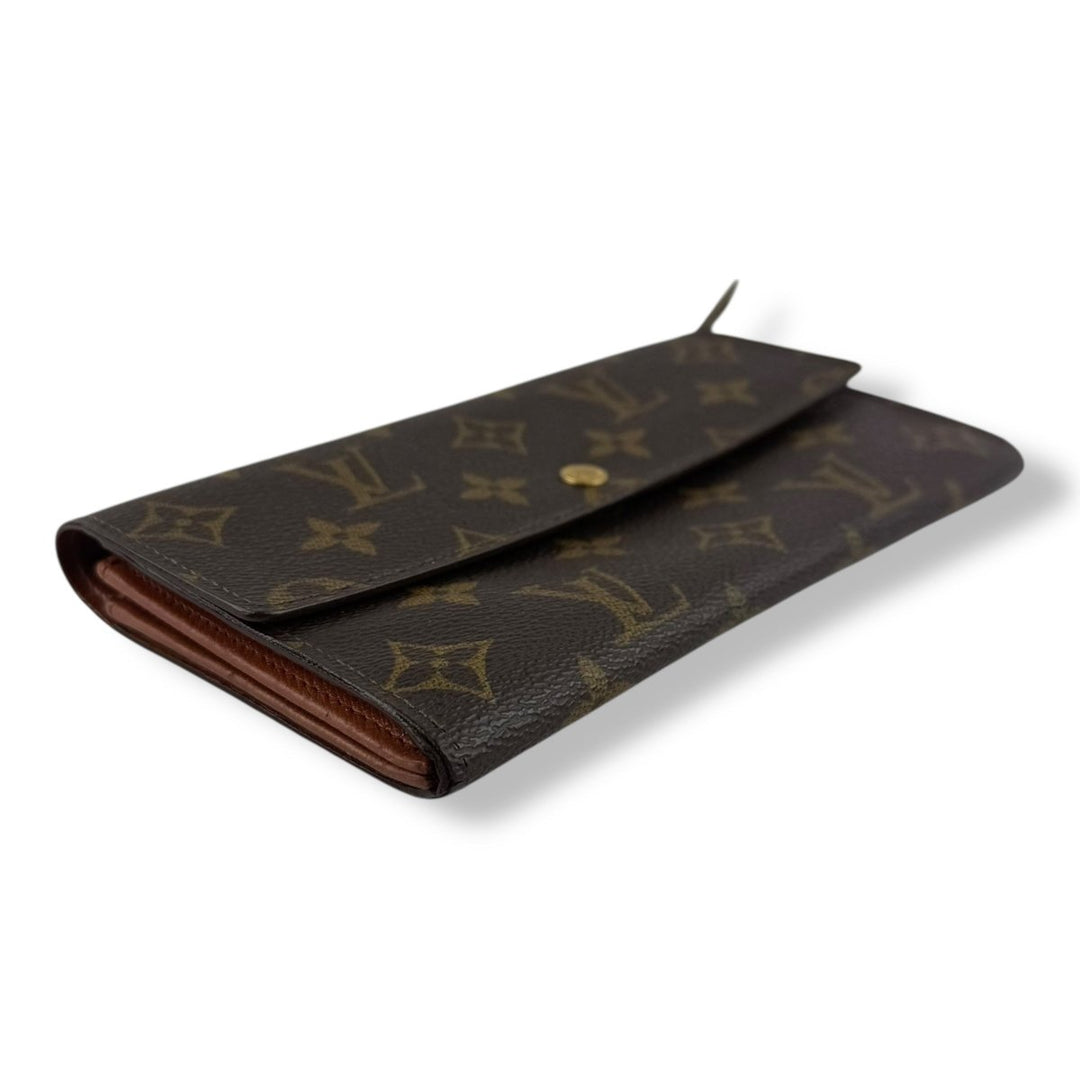 Louis Vuitton Sarah Brown Monogram Femme Wallet - Lux Central