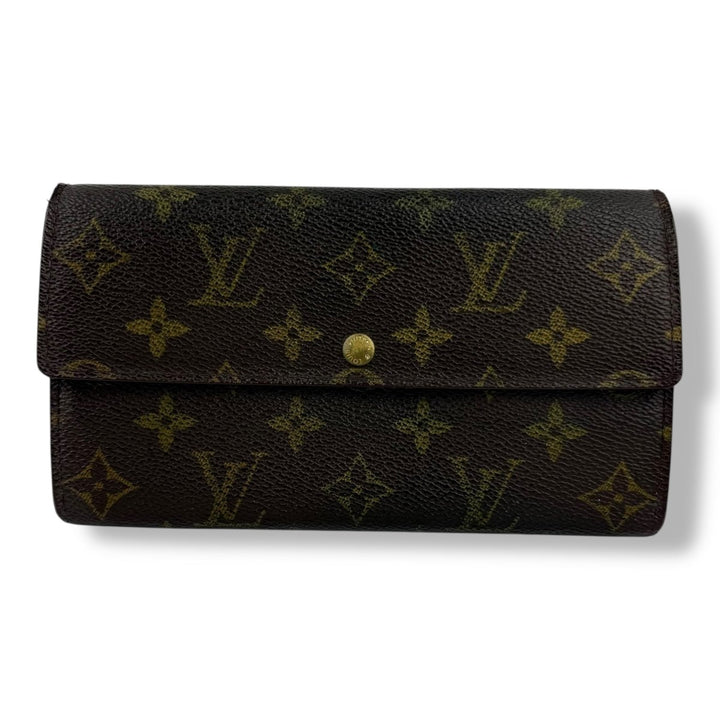 Louis Vuitton Sarah Brown Monogram Femme Wallet - Lux Central