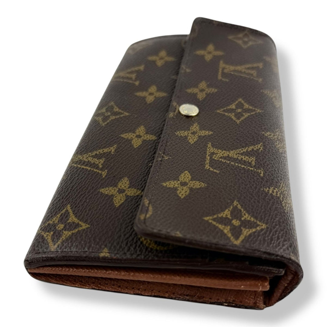Louis Vuitton Sarah Brown Monogram Femme Wallet - Lux Central