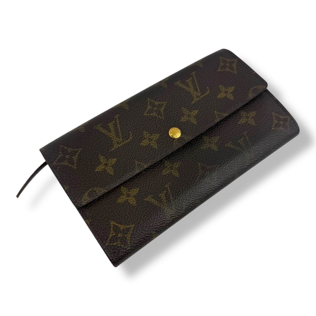 Louis Vuitton Sarah Brown Monogram Femme Wallet - Lux Central