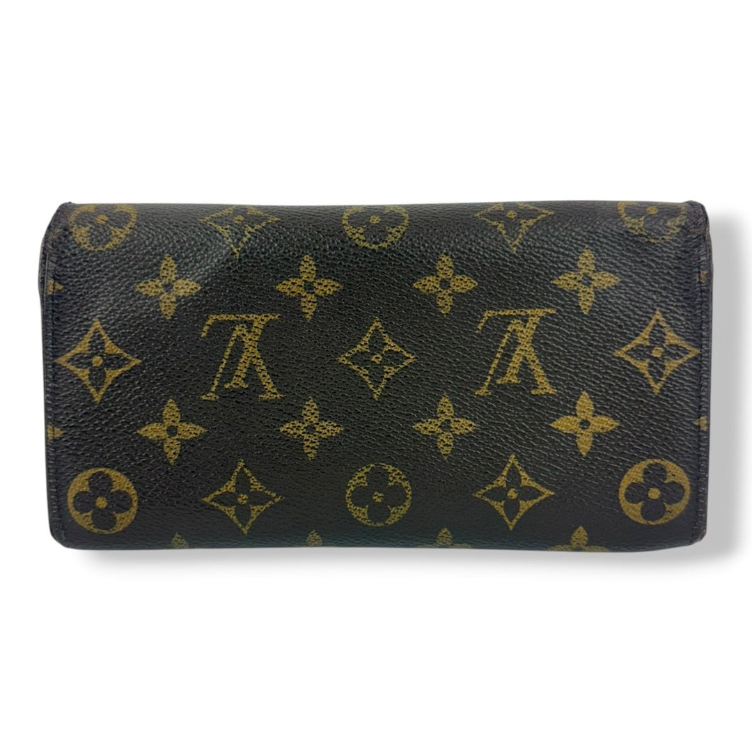 Louis Vuitton Sarah Brown Monogram Femme Wallet - Lux Central
