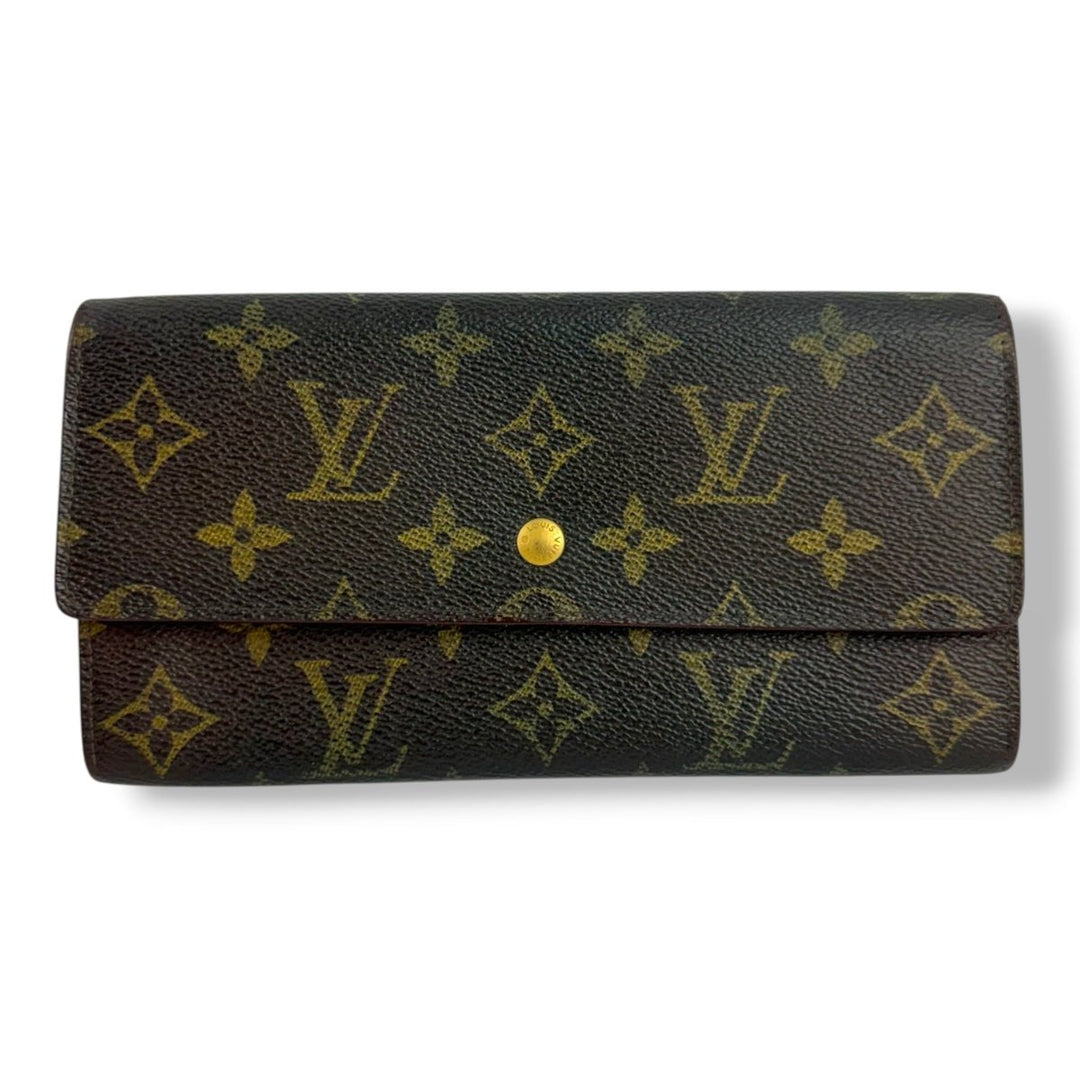 Louis Vuitton Sarah Brown Monogram Femme Wallet - Lux Central