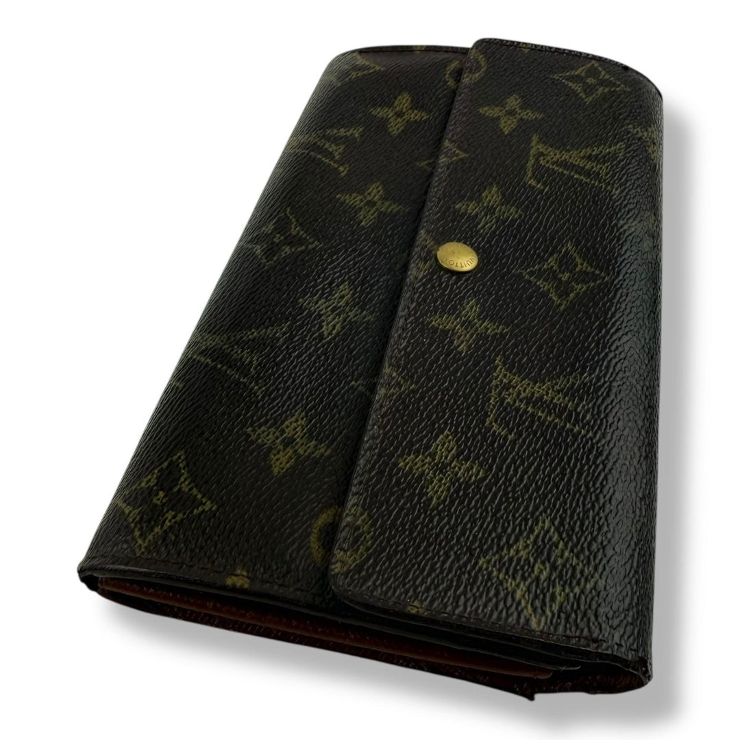 Louis Vuitton Sarah Brown Monogram Femme Wallet - Lux Central