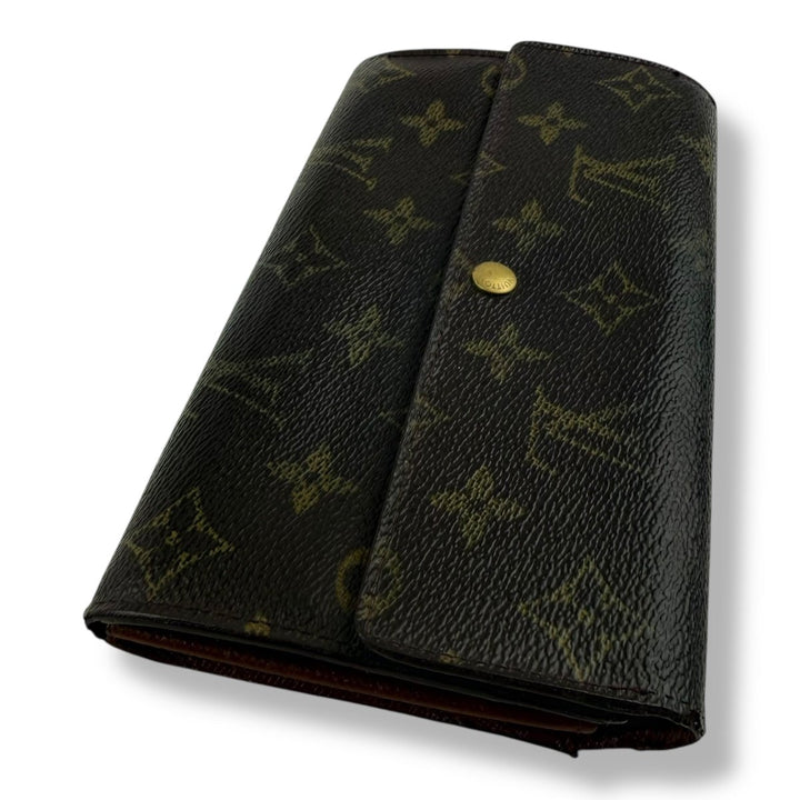 Louis Vuitton Sarah Brown Monogram Femme Wallet - Lux Central