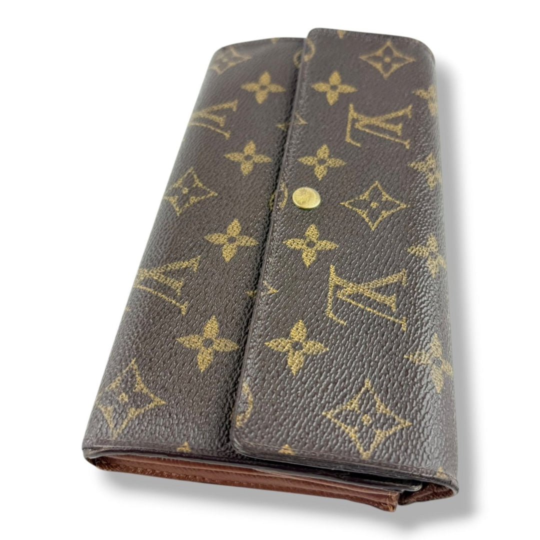 Louis Vuitton Sarah Brown Monogram Femme Wallet - Lux Central