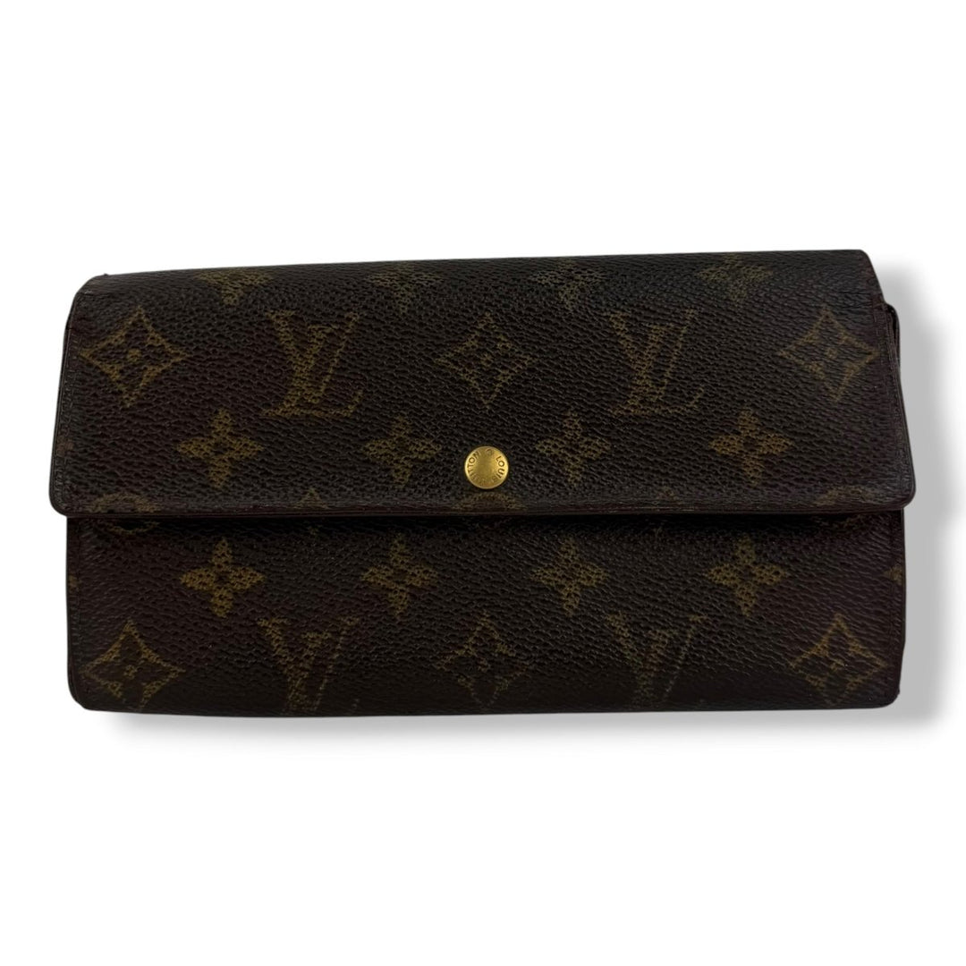 Louis Vuitton Sarah Brown Monogram Femme Wallet - Lux Central