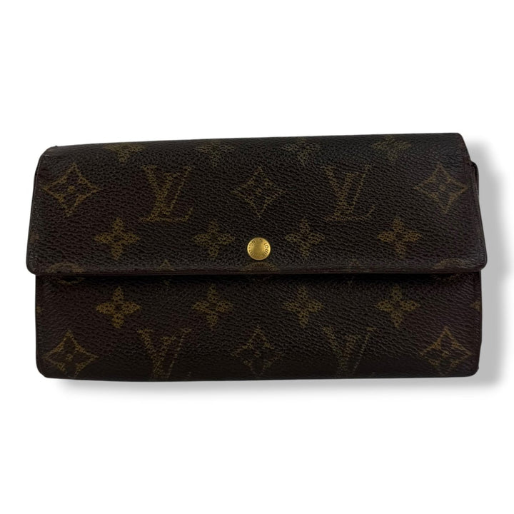 Louis Vuitton Sarah Brown Monogram Femme Wallet - Lux Central