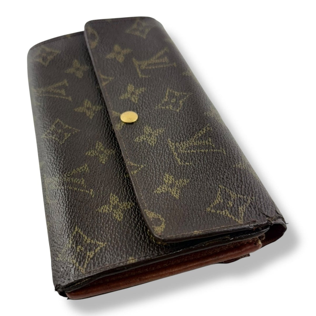Louis Vuitton Sarah Brown Monogram Femme Wallet - Lux Central