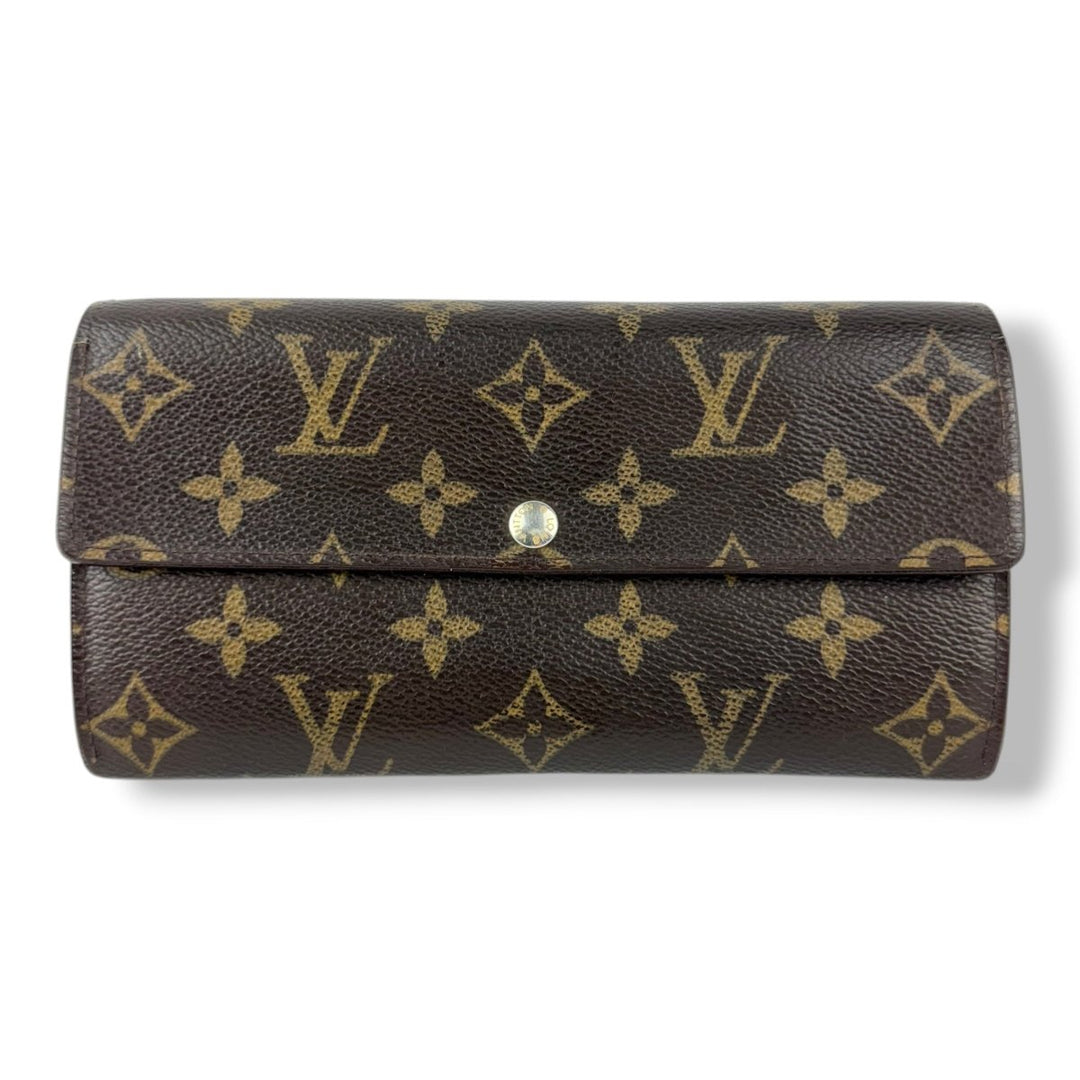 Louis Vuitton Sarah Brown Monogram Femme Wallet - Lux Central