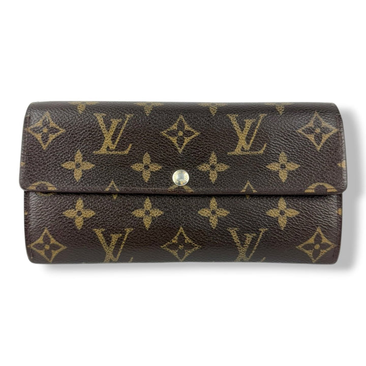 Louis Vuitton Sarah Brown Monogram Femme Wallet - Lux Central
