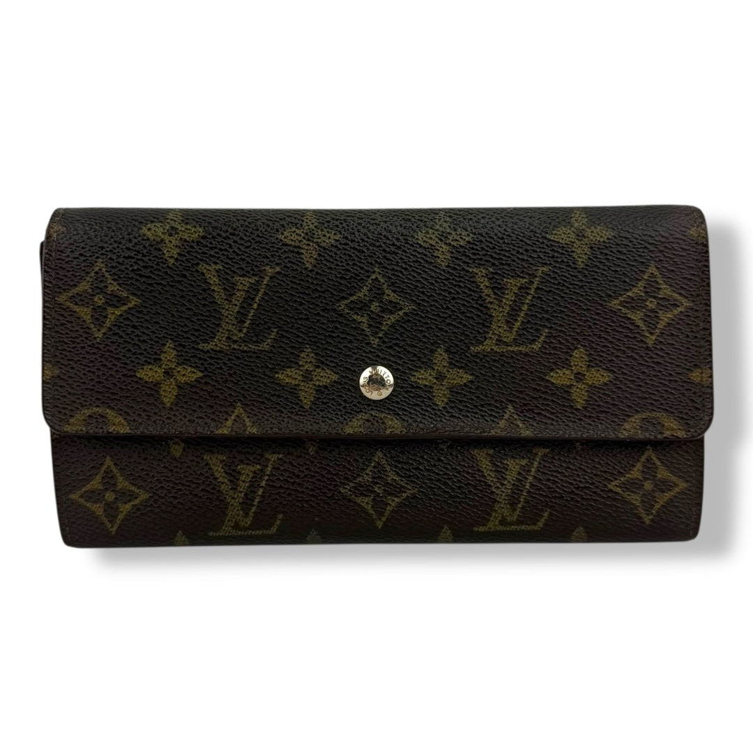 Louis Vuitton Sarah Brown Monogram Femme Wallet - Lux Central