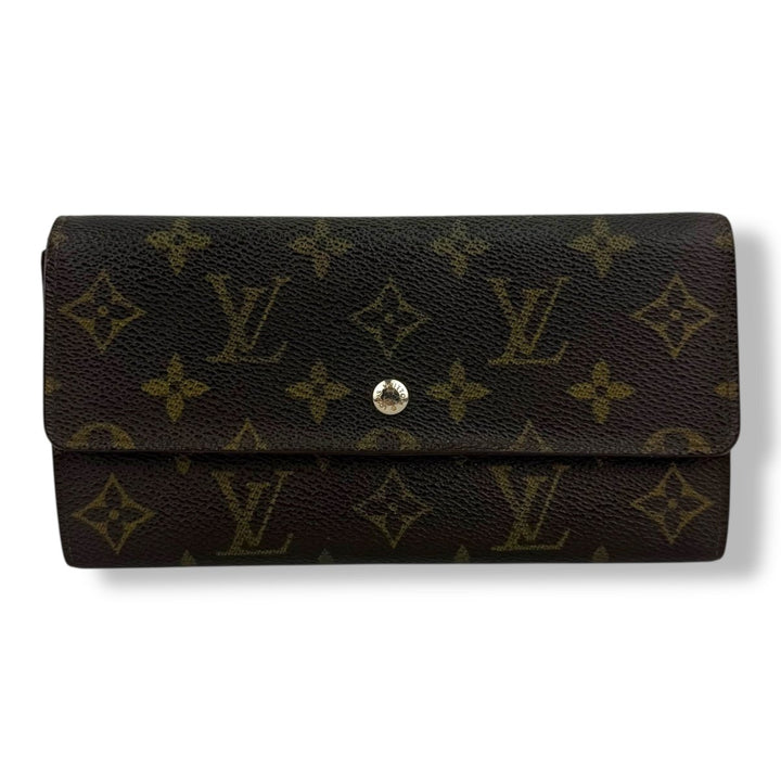 Louis Vuitton Sarah Brown Monogram Femme Wallet - Lux Central