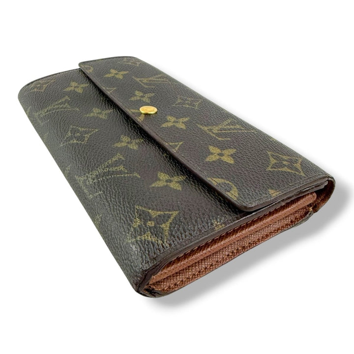 Louis Vuitton Sarah Brown Monogram Femme Wallet - Lux Central