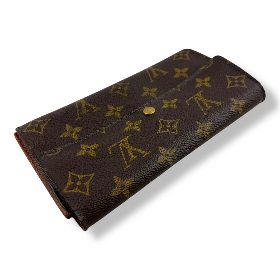 Louis Vuitton Sarah Brown Monogram Femme Wallet - Lux Central