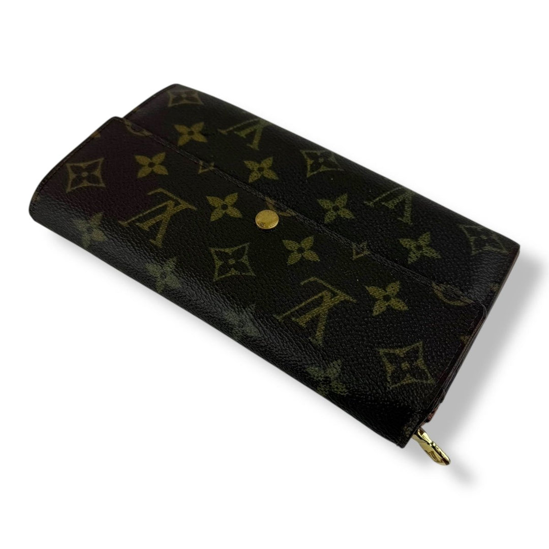 Louis Vuitton Sarah Brown Monogram Femme Wallet - Lux Central