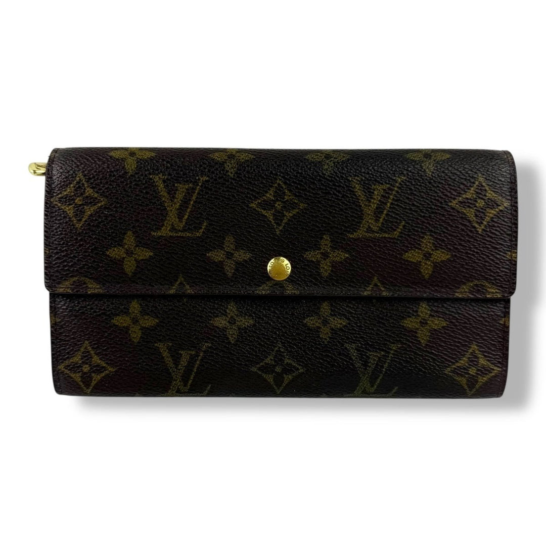 Louis Vuitton Sarah Brown Monogram Femme Wallet - Lux Central