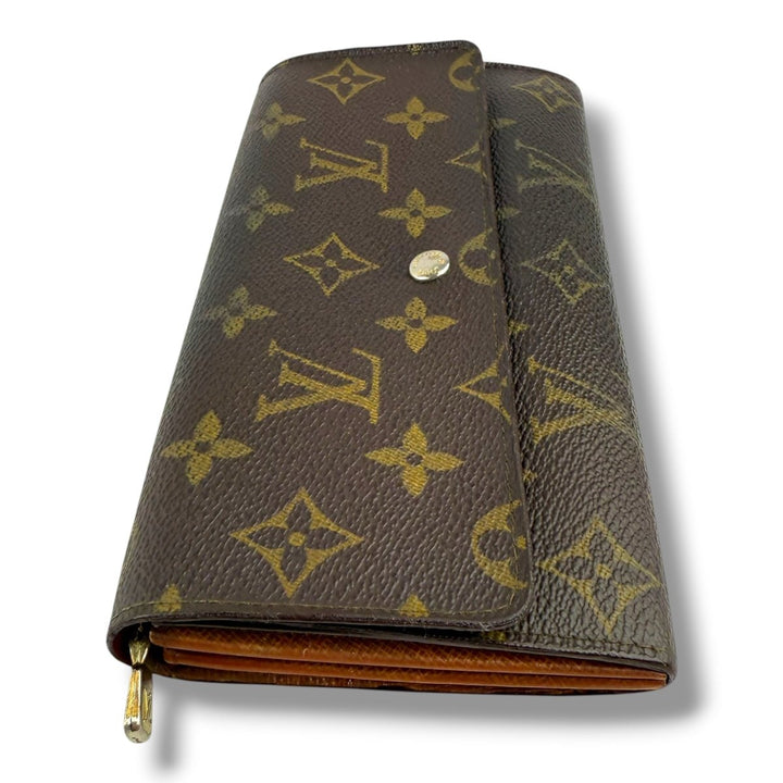 Louis Vuitton Sarah Brown Monogram Femme Wallet - Lux Central
