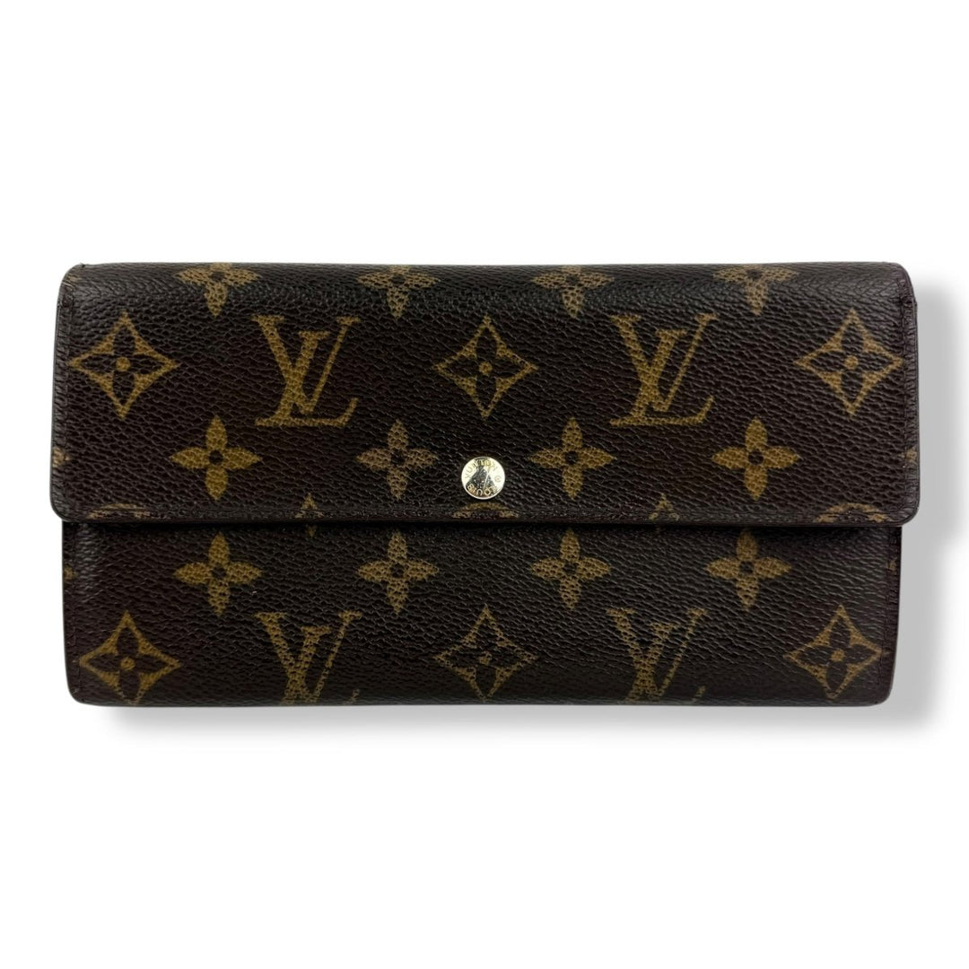 Louis Vuitton Sarah Brown Monogram Femme Wallet - Lux Central