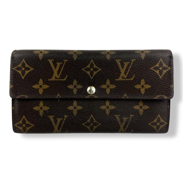 Louis Vuitton Sarah Brown Monogram Femme Wallet - Lux Central