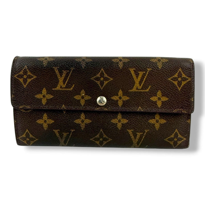 Louis Vuitton Sarah Brown Monogram Femme Wallet - Lux Central