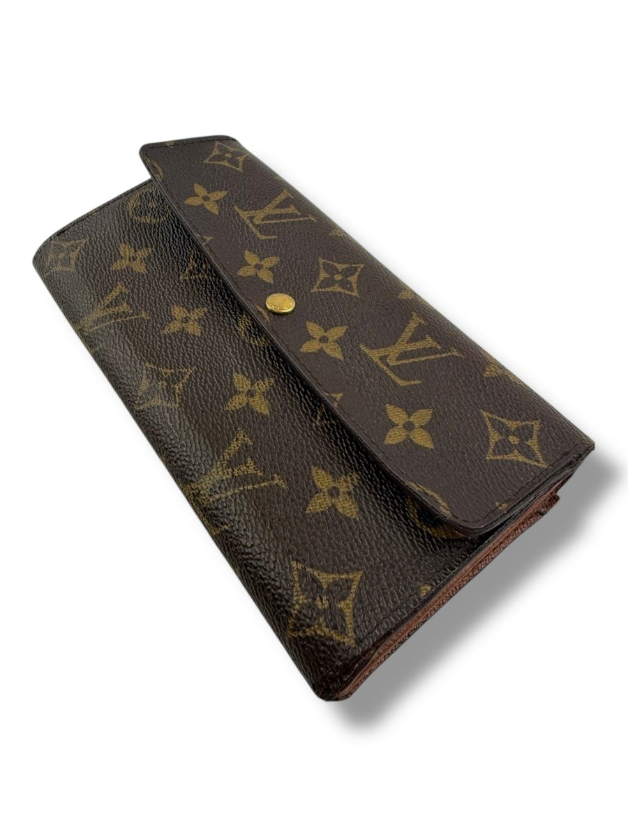 Louis Vuitton Sarah Brown Monogram Femme Wallet - Lux Central