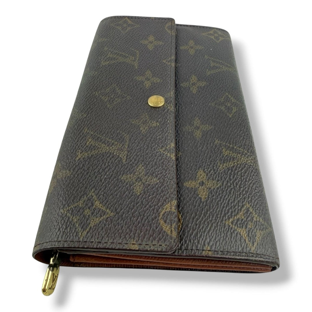 Louis Vuitton Sarah Brown Monogram Femme Wallet - Lux Central