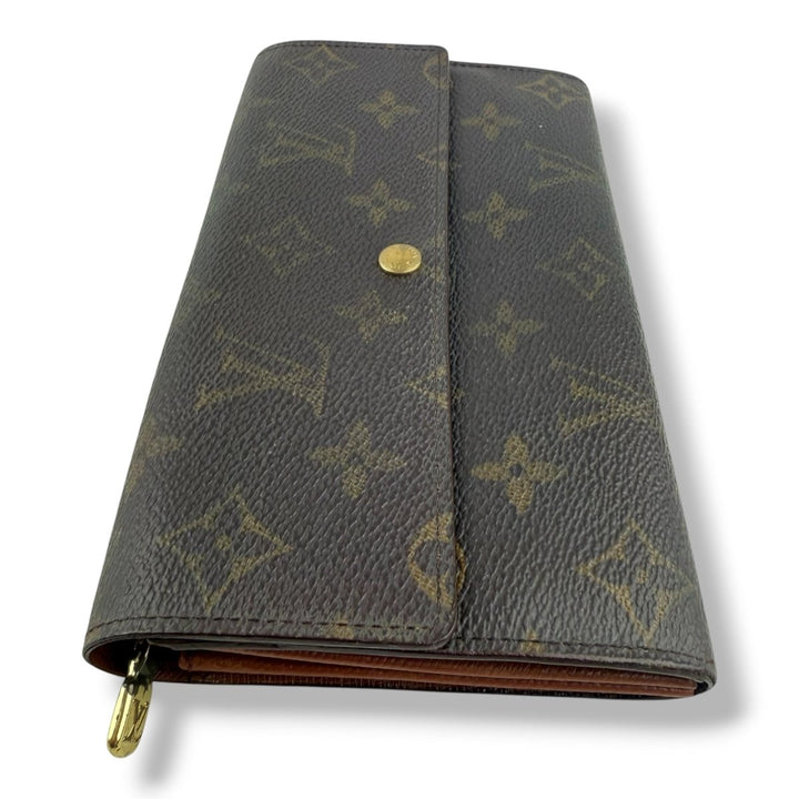 Louis Vuitton Sarah Brown Monogram Femme Wallet - Lux Central