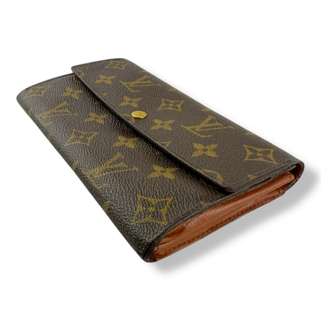 Louis Vuitton Sarah Brown Monogram Femme Wallet - Lux Central