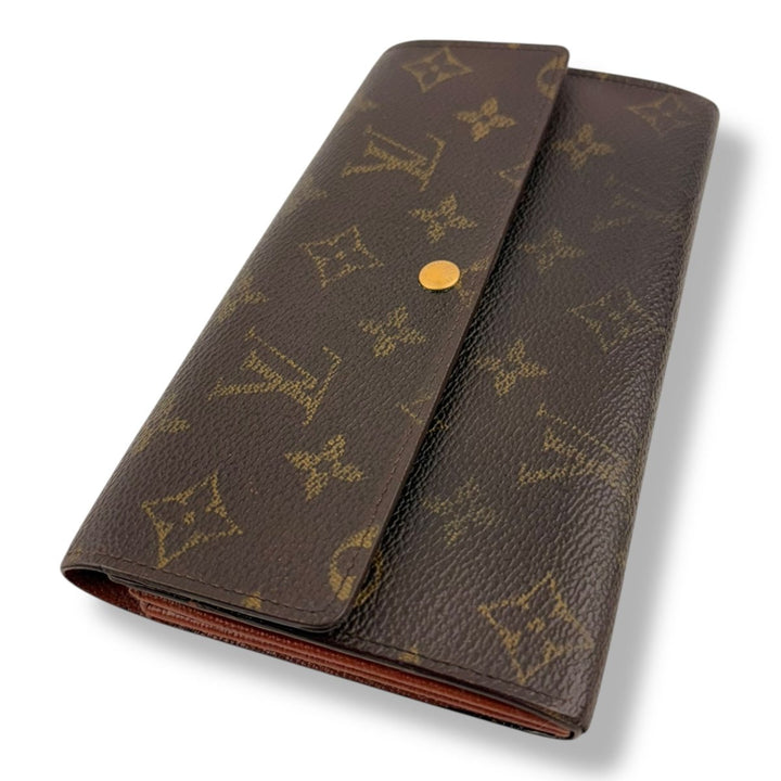 Louis Vuitton Sarah Brown Monogram Femme Wallet - Lux Central