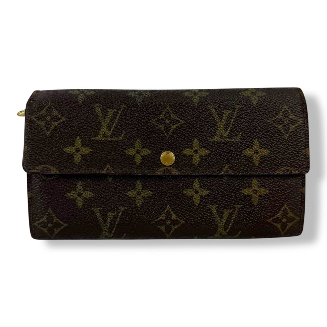 Louis Vuitton Sarah Brown Monogram Femme Wallet - Lux Central