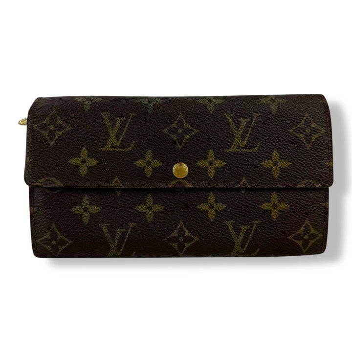 Louis Vuitton Sarah Brown Monogram Femme Wallet - Lux Central