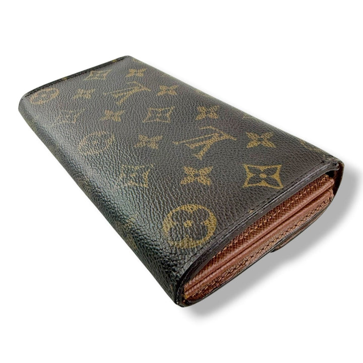 Louis Vuitton Sarah Brown Monogram Femme Wallet - Lux Central