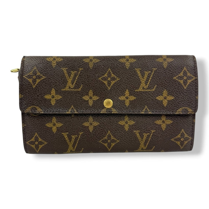 Louis Vuitton Sarah Brown Monogram Femme Wallet - Lux Central