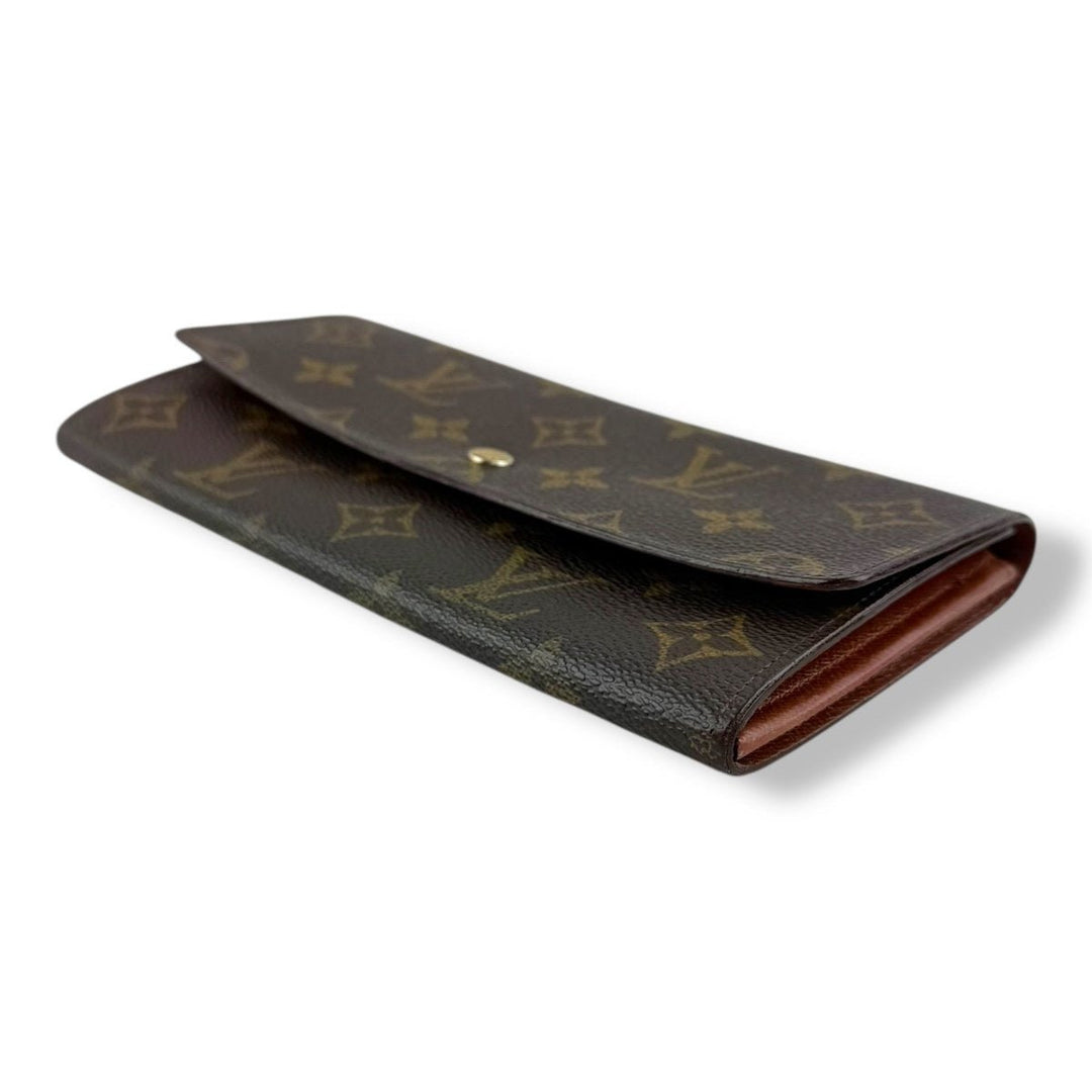 Louis Vuitton Sarah Brown Monogram Femme Wallet - Lux Central