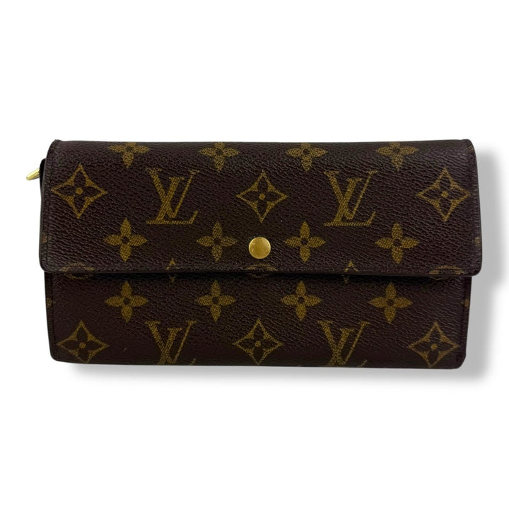 Louis Vuitton Sarah Brown Monogram Femme Wallet - Lux Central