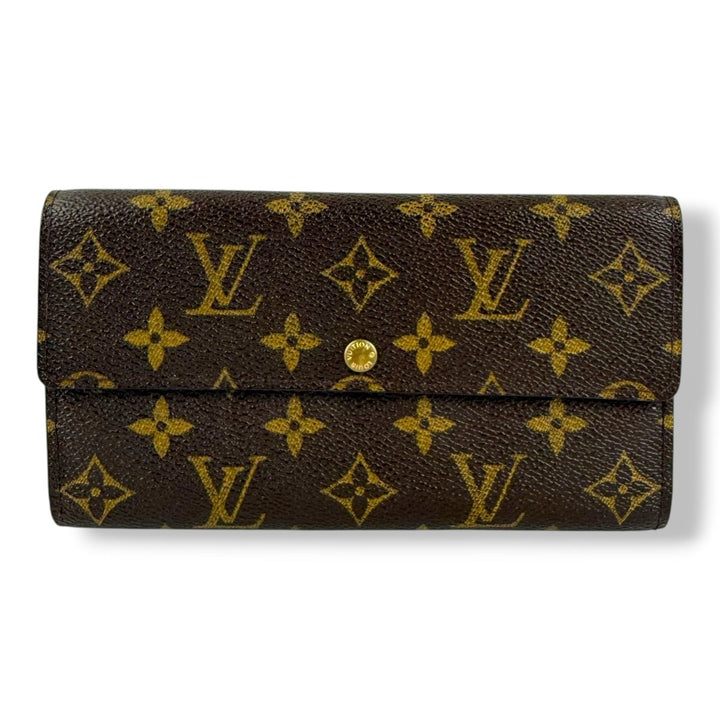 Louis Vuitton Sarah Brown Monogram Femme Wallet - Lux Central
